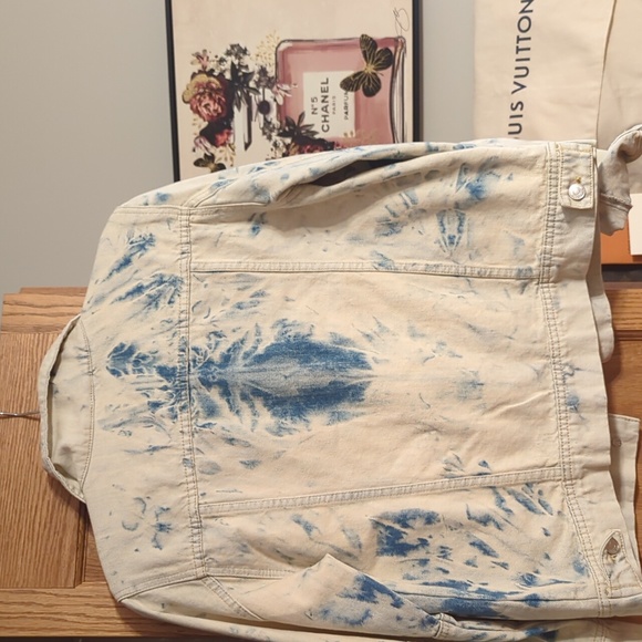 Free People Jones Tie Dye Jean Jacket - Picture 4 of 7
